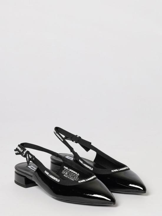 26SS 칼라거펠트 플랫 슈즈 KL40159 1BP Black - KARL LAGERFELD