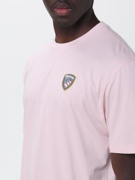 26SS 블라우어 반팔 티셔츠 26SBLUH02284007480 411 Pink - BLAUER