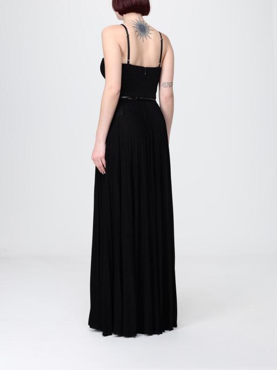 26SS 엘리자베타프랜치 롱 원피스 ABR1661E2 110 Black - ELISABETTA FRANCHI
