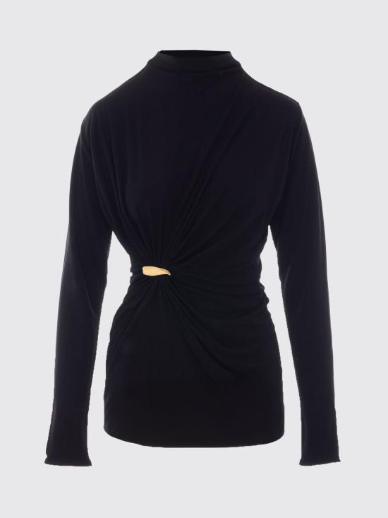 26SS 보테가베네타 긴팔 티셔츠 869452V4YX0 1000 Black - BOTTEGA VENETA