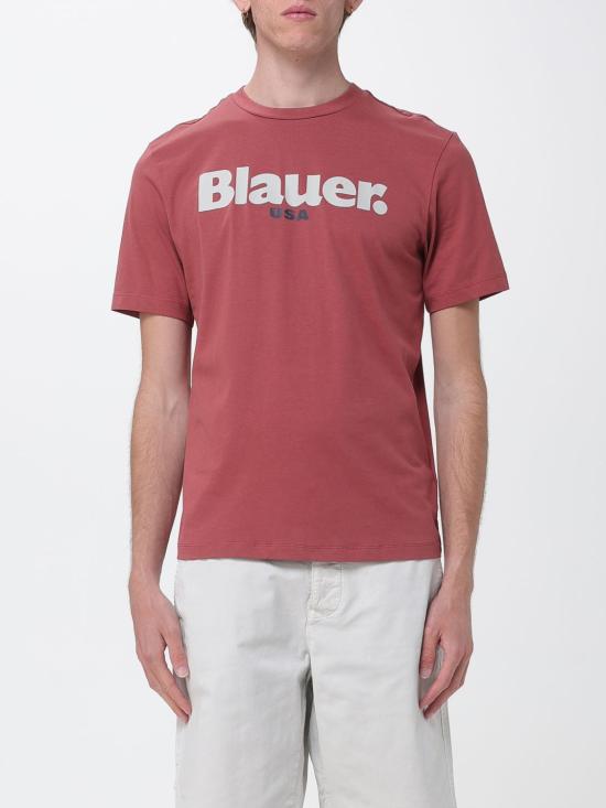 26SS 블라우어 반팔 티셔츠 BLUH02299007439 586 Brick Red