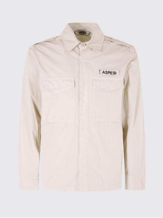 26SS 아스페시 긴팔 셔츠 CE10G178 85177 Grey - ASPESI