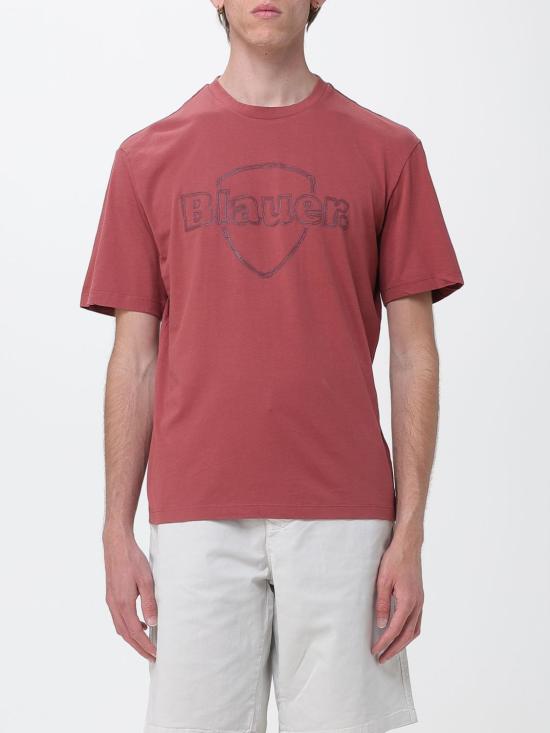 26SS 블라우어 반팔 티셔츠 BLUH02301007439 586 Brick Red