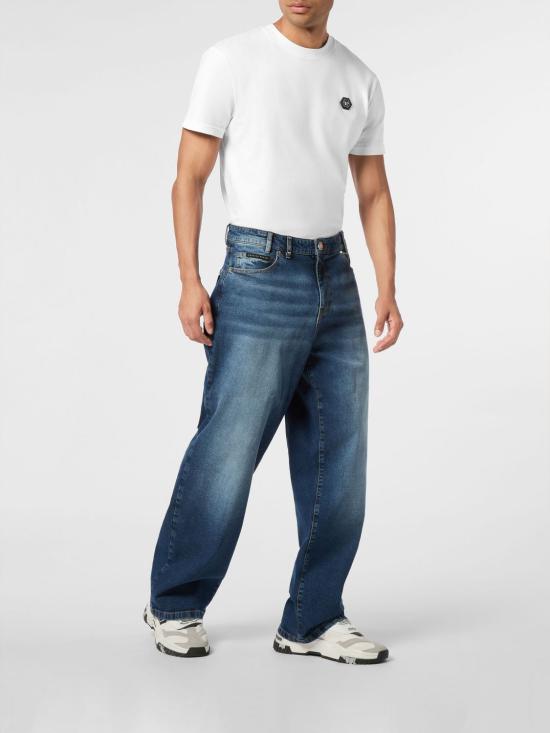 26SS 필립 플레인 데님 팬츠 AAECMDT4217PDE004N 24BR Denim - PHILIPP PLEIN