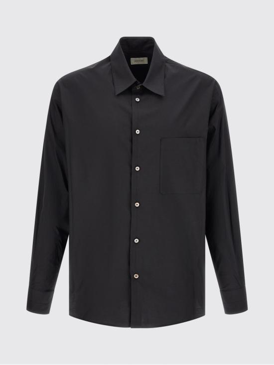 26SS 르메르 긴팔 셔츠 SH1236LF1500 BK998 Black - LEMAIRE