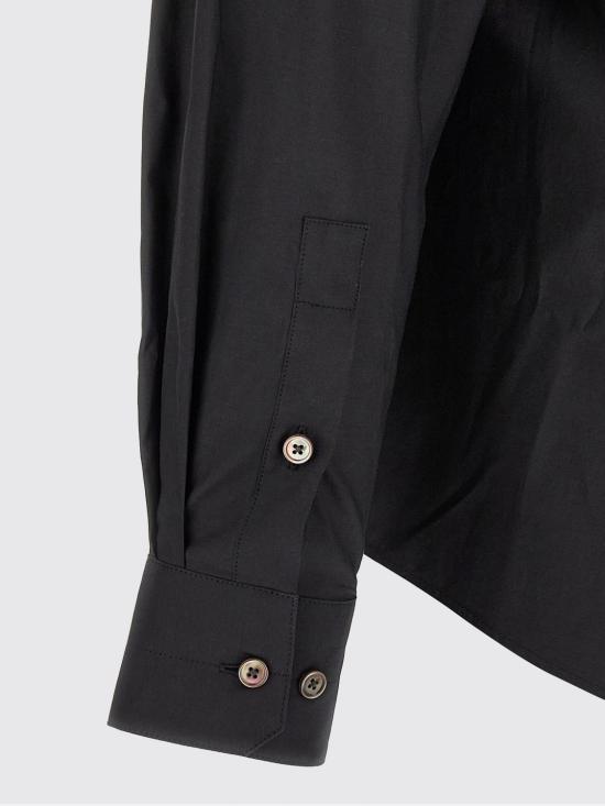 26SS 르메르 긴팔 셔츠 SH1236LF1500 BK998 Black - LEMAIRE