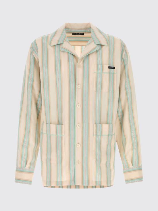 26SS 돌체앤가바나 스트라이프 패브릭 배니티 셔츠 G5OI2TFBMFZ S8051 Striped - DOLCE & GABBANA