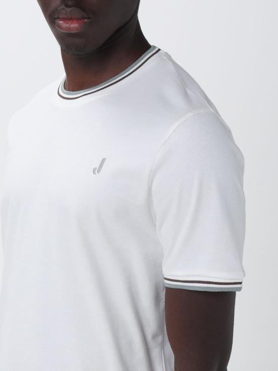 26SS 제커슨 반팔 티셔츠 TS003PIQU001 0011 White - JECKERSON