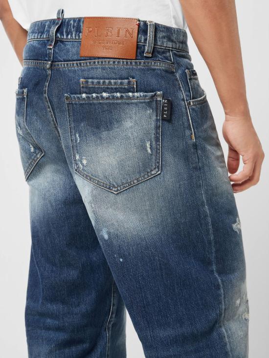 26SS 필립 플레인 데님 팬츠 AAECMDT4237PDE004N 24SM Denim - PHILIPP PLEIN