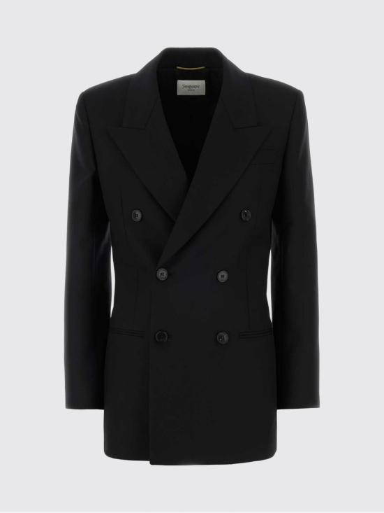 26SS 생로랑 수트 자켓 830671Y2J02 1000 Black - SAINT LAURENT