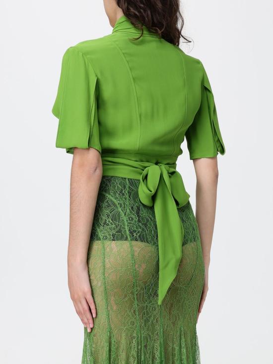 26SS 엘리자베타프랜치 블라우스 CA15862E2 EV3 Green - ELISABETTA FRANCHI
