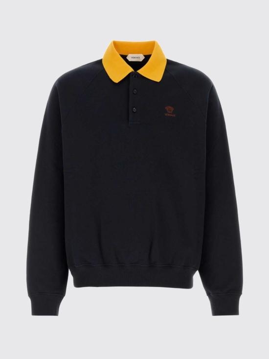 26SS 베르사체 폴로 티셔츠 10245831A17914 1UI20 Navy - VERSACE
