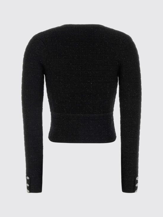 26SS 알레산드라리치 긴팔 티셔츠 FABX4355K4722 7638 Black - ALESSANDRA RICH