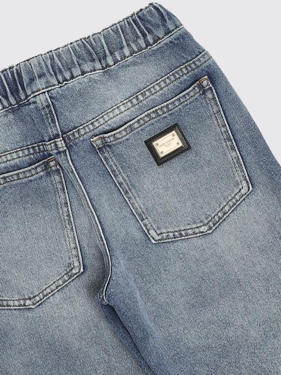 26SS [키즈] 돌체앤가바나 데님 스커트 L43Q69LDD83 S9000 Denim - DOLCE & GABBANA