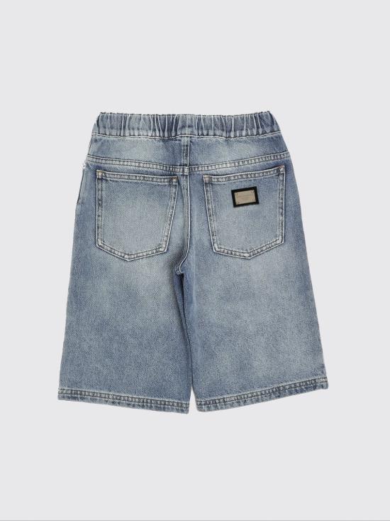 26SS [키즈] 돌체앤가바나 데님 스커트 L43Q69LDD83 S9000 Denim - DOLCE & GABBANA