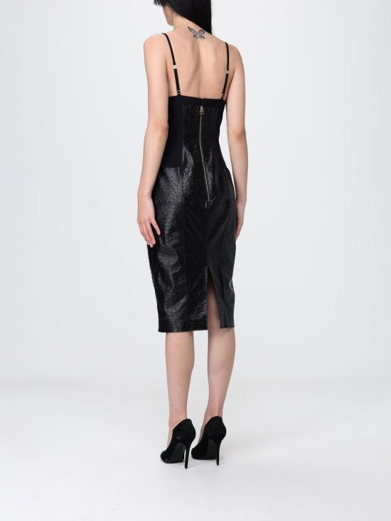 26SS 엘리자베타프랜치 미디 원피스 AB93862E2 110 Black - ELISABETTA FRANCHI