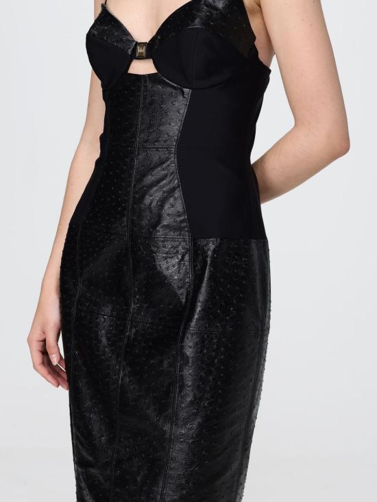 26SS 엘리자베타프랜치 미디 원피스 AB93862E2 110 Black - ELISABETTA FRANCHI