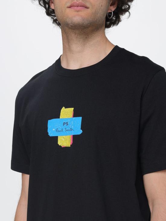 26SS 폴 스미스 지브라 패치 반팔 M2R011RVP5795 79 Black - PAUL SMITH