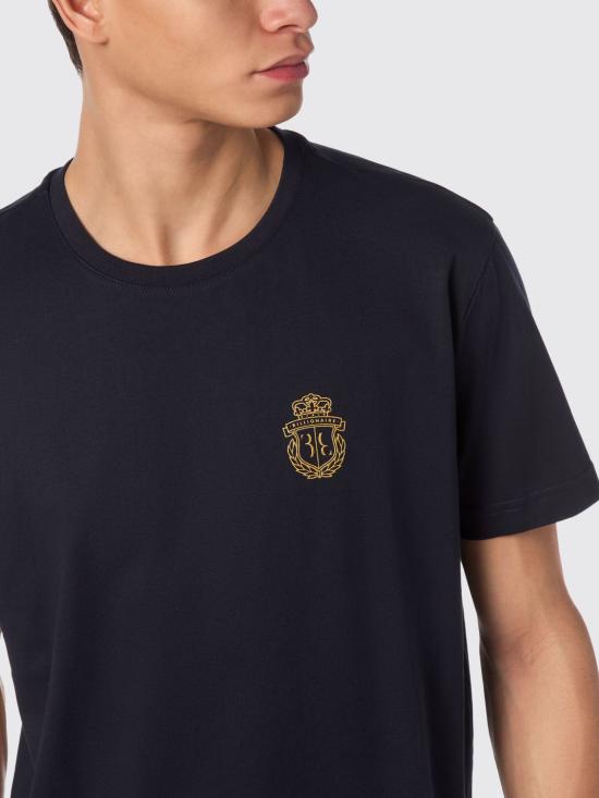 26SS 빌리어네어 반팔 티셔츠 WAECMTK8337BTE014N 24 Navy - BILLIONAIRE