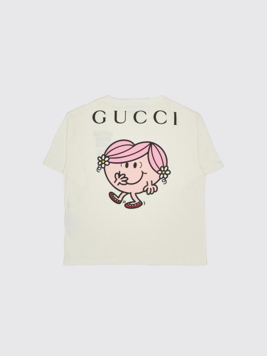 26SS [키즈] 구찌 티셔츠 835229XJHRD 9214 White - GUCCI