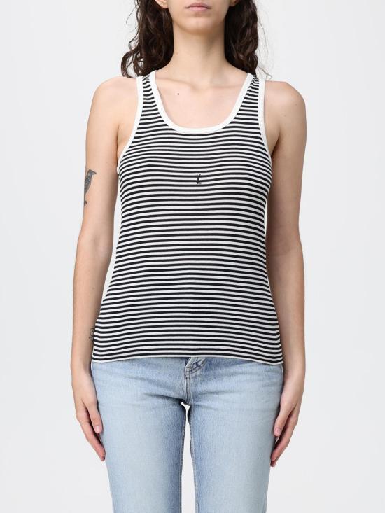 26SS 생로랑 탑 832278Y37ZN 1077 Black