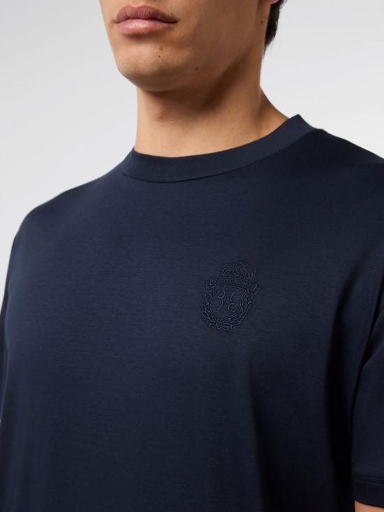 26SS 빌리어네어 반팔 티셔츠 BAFCMTK8954BTE014N 24 Navy - BILLIONAIRE