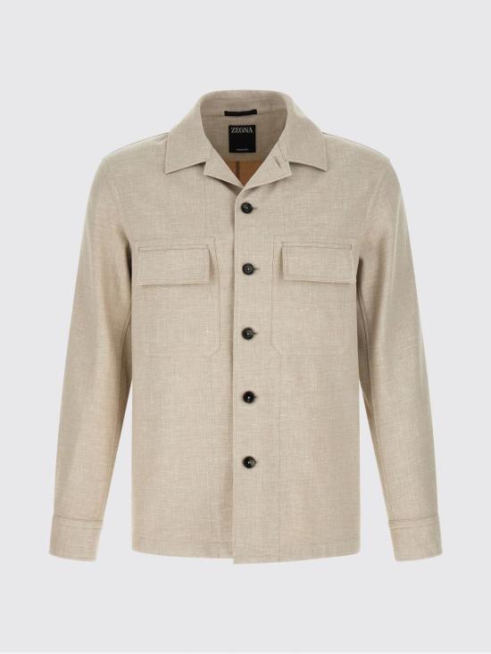 26SS 에르메네질도제냐 자켓 UHV22A3SOT6B 262 Ecru - ERMENEGILDO ZEGNA