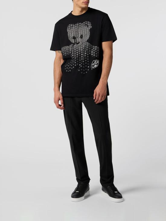 26SS 필립 플레인 반팔 티셔츠 SAFCMTK8684PJY002N 02 Black - PHILIPP PLEIN