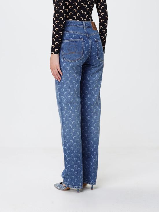 26SS 마린세르 문 스트레이트 데님 진 WPA128BCDEN0002 BL05 Gnawed Blue - MARINE SERRE