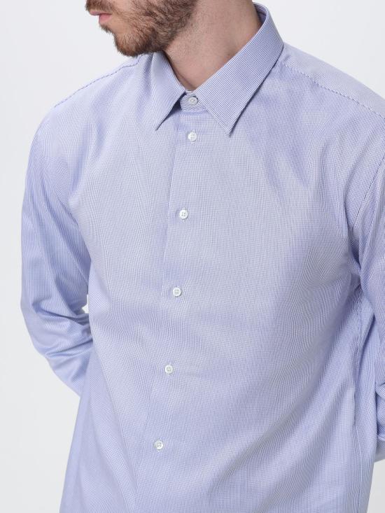 26SS 엠포리오 아르마니 긴팔 셔츠 EM000195TE20513 F9027 Gnawed Blue - EMPORIO ARMANI