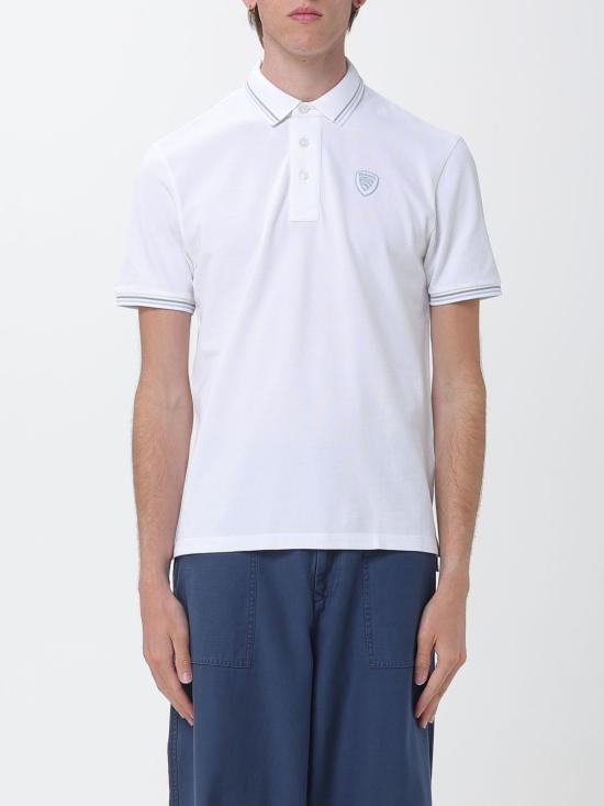 26SS 블라우어 폴로 티셔츠 BLUT02293006801 100 White