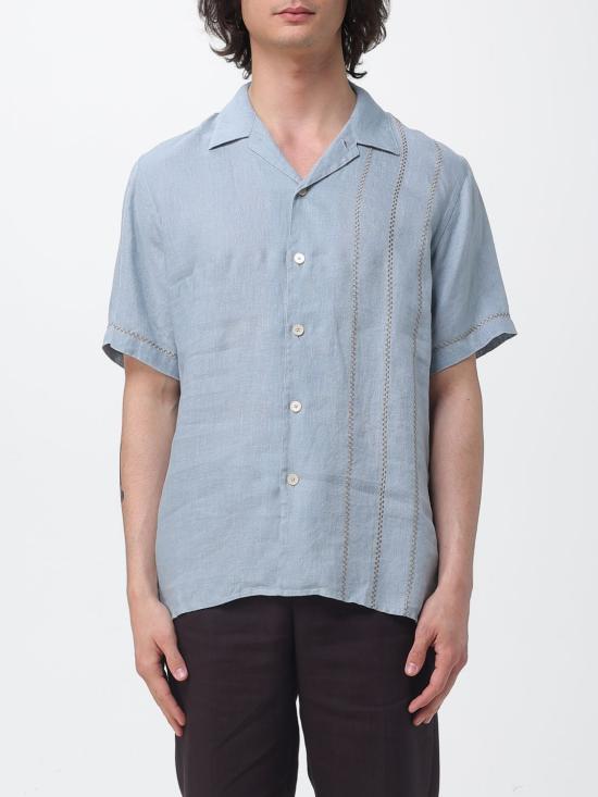26SS 폴 스미스 반팔 셔츠 M2R695UEV22649 41 Blue 1