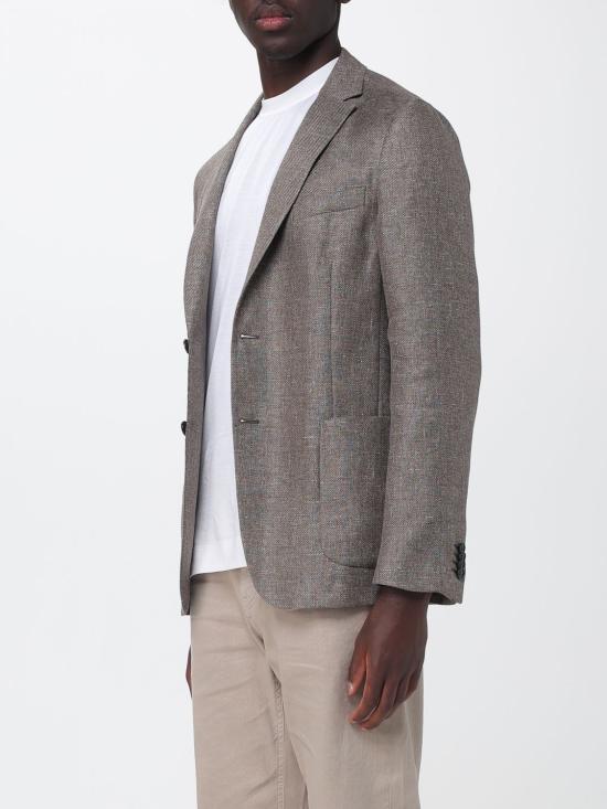 26SS 에르메네질도제냐 수트 자켓 1D7SG0383012A3 7 Brown - ERMENEGILDO ZEGNA