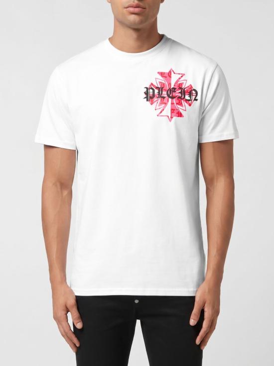 25FW 필립 플레인 반팔 티셔츠 AAECMTK8698PJY002N 01 White