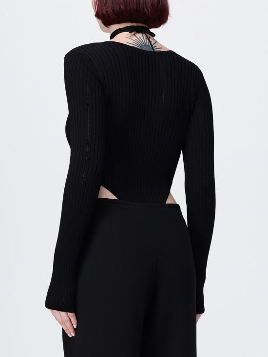 26SS 엘리자베타프랜치 긴팔 티셔츠 BK83S61E2 110 Black - ELISABETTA FRANCHI