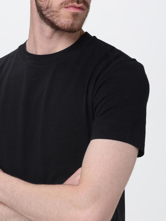 26SS 엠포리오 아르마니 반팔 티셔츠 EM004522AF10762 FC346 Black - EMPORIO ARMANI