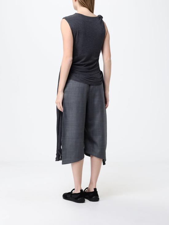 26SS 가니 긴팔 티셔츠 A1040288 252 Grey - GANNI