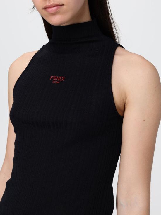 26SS 펜디 긴팔 티셔츠 FS9740AVFE F0GME Black - FENDI