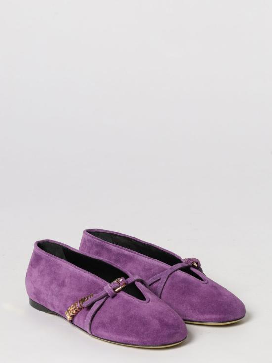 26SS 모스키노 플랫 슈즈 MA11050C0OME0 650 Violet - MOSCHINO