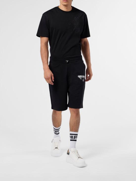 26SS 필립 플레인 숏팬츠 AAECMJT2720PTE180N 02 Black - PHILIPP PLEIN