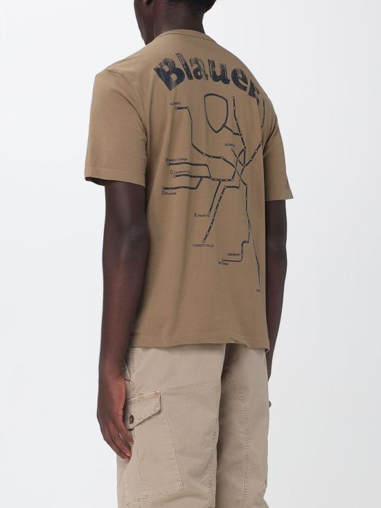 26SS 블라우어 반팔 티셔츠 BLUH02069007439 340 Hazel - BLAUER