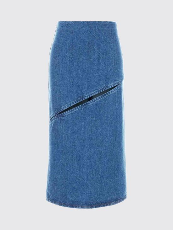 26SS 질샌더 롱 스커트 J03MA0303J45352 476 Denim - JIL SANDER