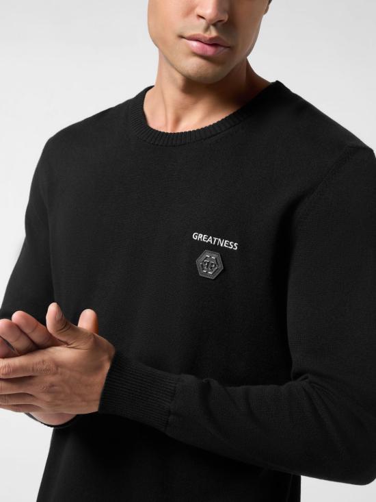 26SS 필립 플레인 스웨터 AAECMKO1537PTE003N 02 Black - PHILIPP PLEIN