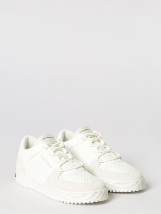 26SS 엠포리오 아르마니 스니커즈 EM004838AF24321 M0360 White - EMPORIO ARMANI