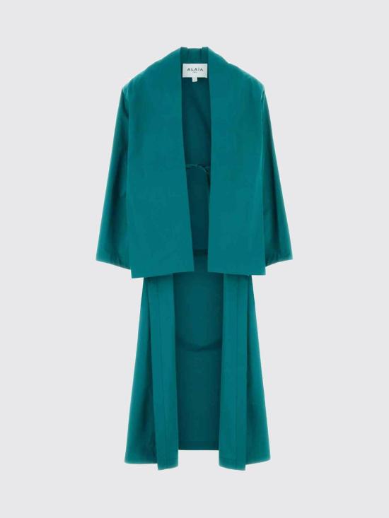 26SS 알라이아 코트 AA9M1157T611C 638 Green - ALAIA