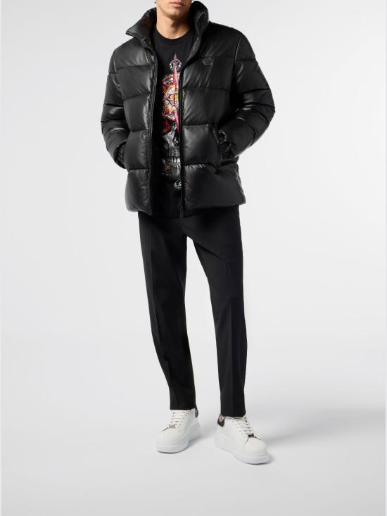 26SS 필립 플레인 패딩 AAECMLB1979PLE010N 02 Black - PHILIPP PLEIN