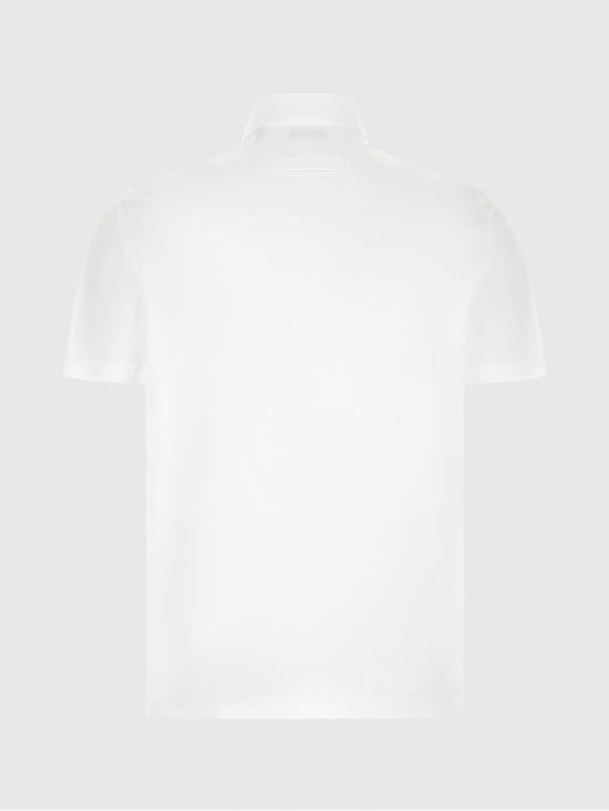 26SS 에르메네질도제냐 폴로 티셔츠 UH348A3H794 100 White - ERMENEGILDO ZEGNA