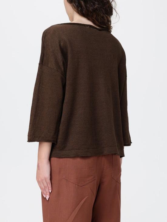 26SS 로베르토 콜리나 스웨터 261FXA39026 08 Brown - ROBERTO COLLINA