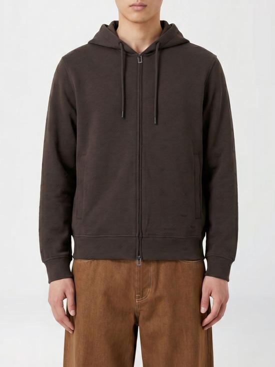 26SS 엠포리오 아르마니 후드 티셔츠 EM004867AF13700 F8248 Grey