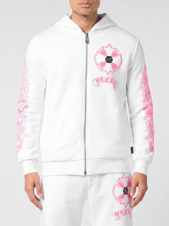 26SS 필립 플레인 후드 티셔츠 AAECMJB3851PJY002N 0187 White